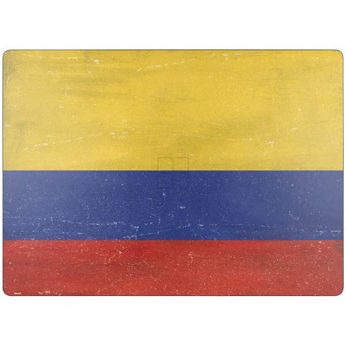 Colombia Flag Distressed Surface Laptop 7 13.8in Skin